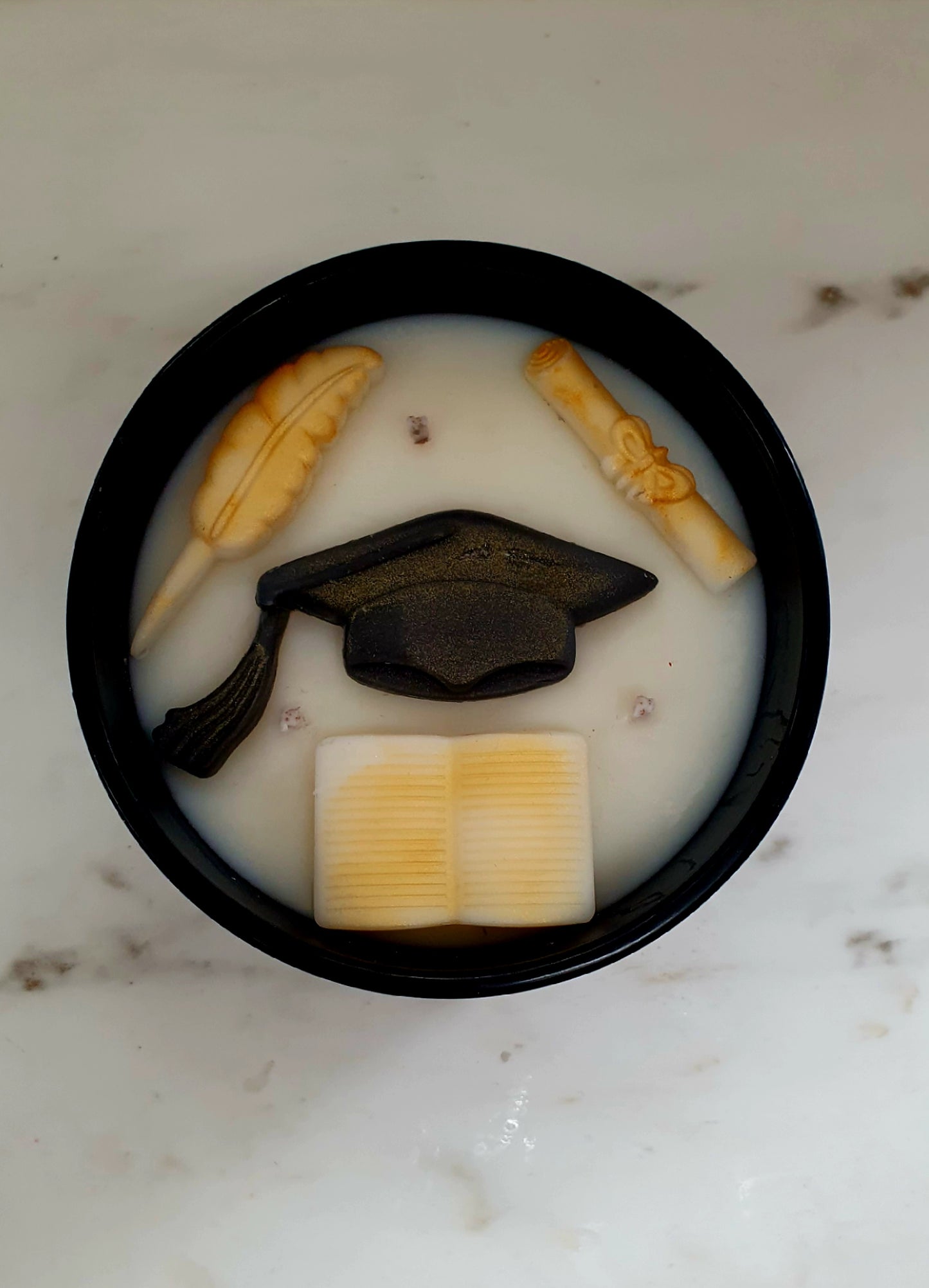 Graduation gift/keepsake candle