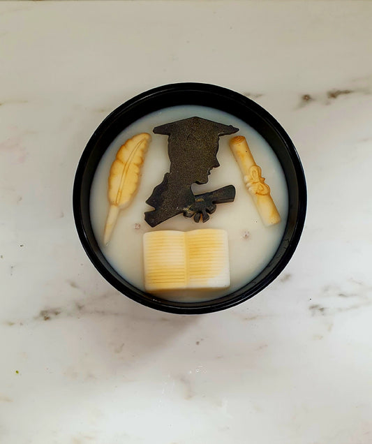 Graduation gift/keepsake candle